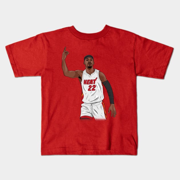 Jimmy Butler Kids T-Shirt by Ades_194